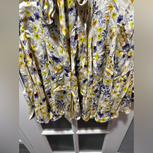 NWT Free People It Takes Two Wrap Dress in Ivory Combo - Picture 6 of 15